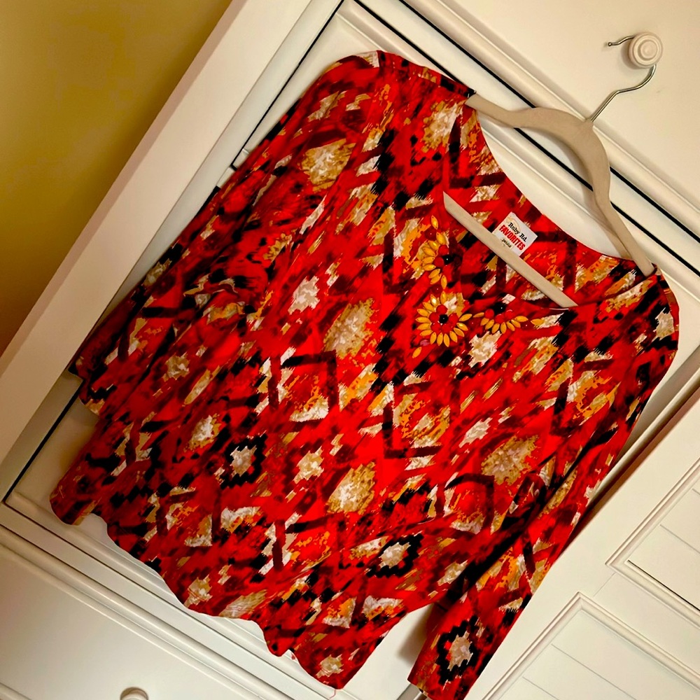Ruby Rd southwest style top!